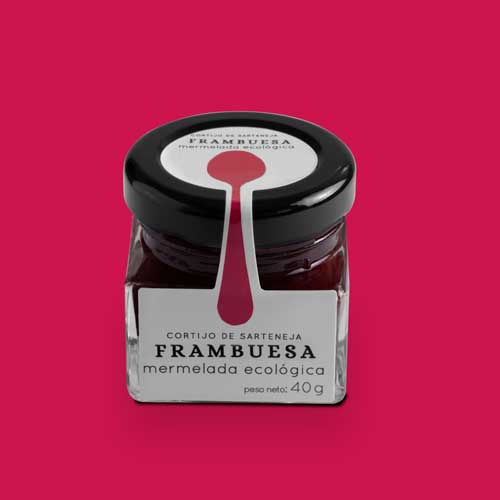 ORGANIC RASPBERRY EXTRA JAM (40g)