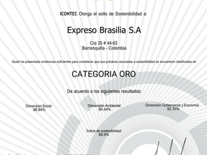¡GANAMOS EL SELLO DE SOSTENIBILIDAD EN CATEGORÍA ORO!