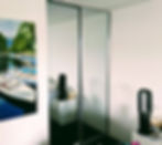 2 Door Mirrored Wardrobe with polished s