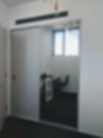 2 door sliding wardrobe with polyurethan