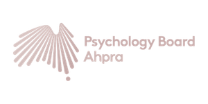 Psychology Board of Australia and Ahpra logo