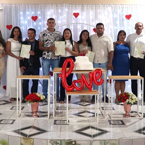 A prefeitura de Santa Rosa do Purus realiza comemoração de casamento comunitário 