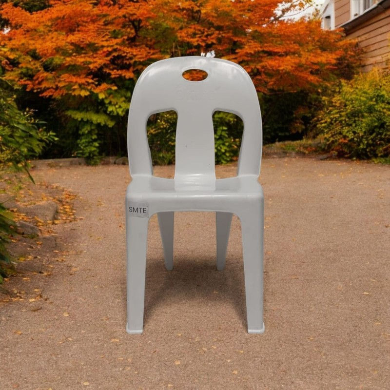 Thumbnail: SMTE Party Plastic Chair Set of 4 Plastic Cafeteria Chair - Image 3