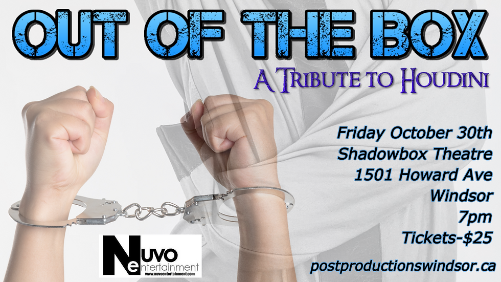 Bill Nuvo Out of the Box show Oct 30th