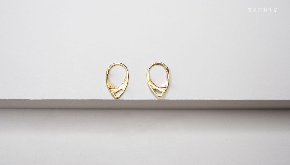 CE-0020耳針復古水滴形