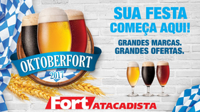 Largada para a Oktoberfest em encontro cervejeiro no Fort Atacadista
