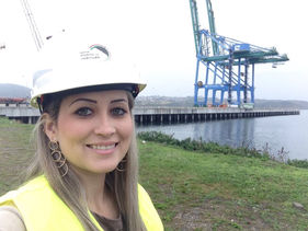 Empresária da Base Contabilidade faz visita técnica ao Porto de Imbituba