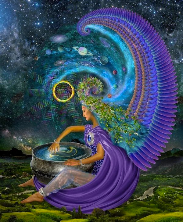 Depiction of Venusian with AI