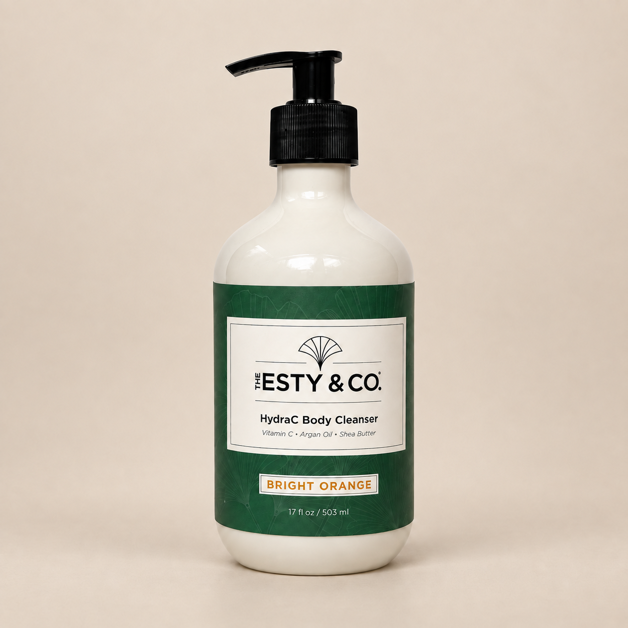HydraC Body Cleanser - Bright Orange 17oz.