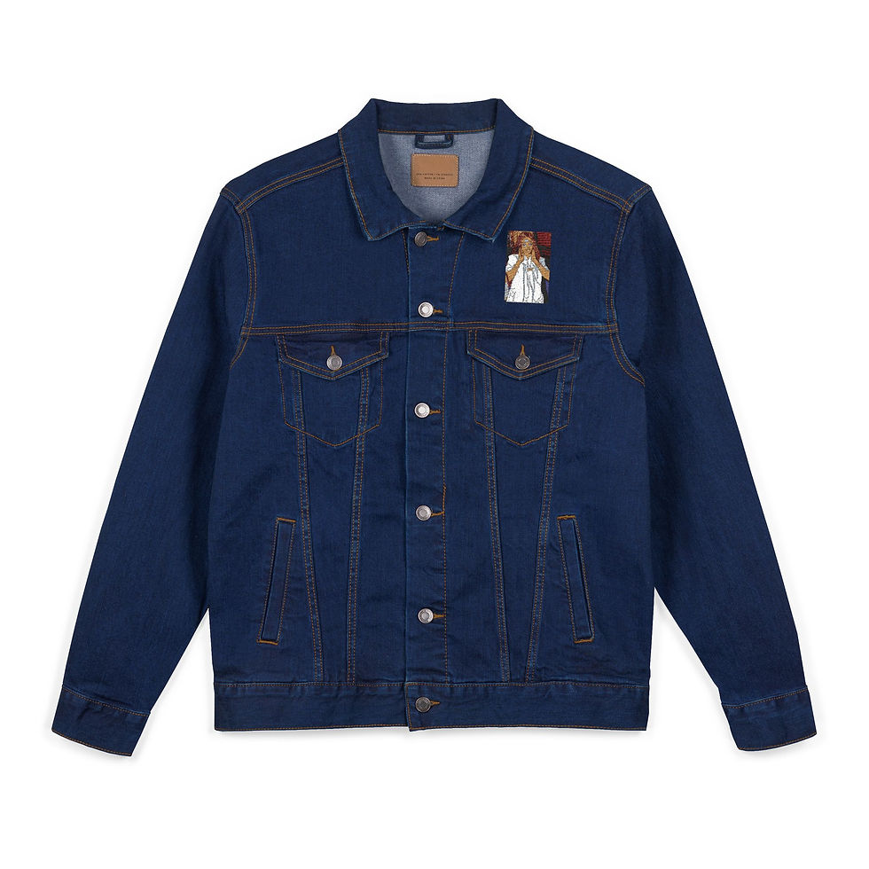 Thumbnail: Embroidered denim jacket