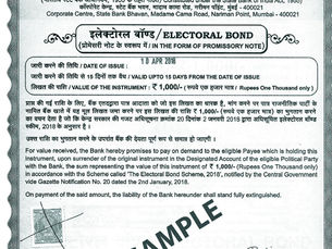 Electoral Bond : What is it? how it works? Issues and Challenges in SC.