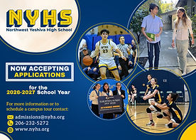 Northwest Yeshiva High School is Seatte's Top College Prep Jewish High School in the Seattle Area!