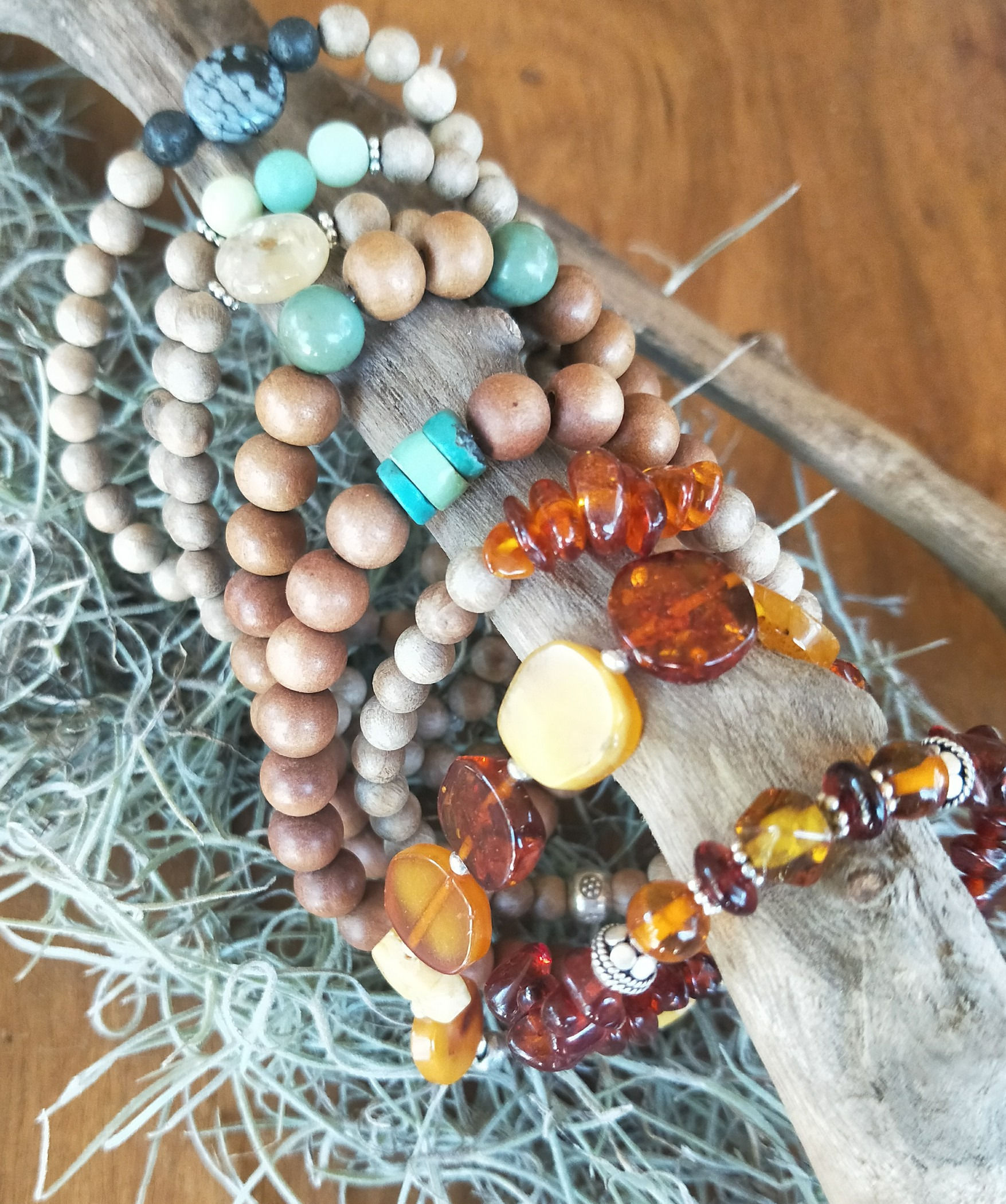 Assorted stretch bracelets