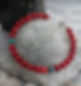 Coral with turquoise bracelet