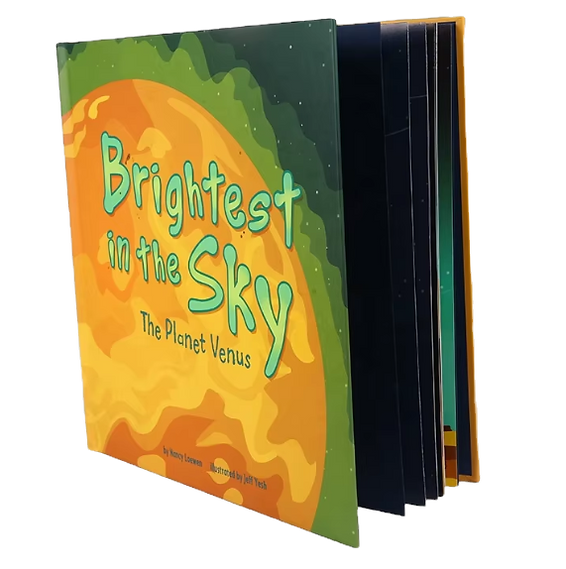 Custom printed children's picture book, Brightest in the Sky - The Planet Venus, hardcover edition