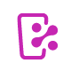 Magenta abstract icon for Personalized Products