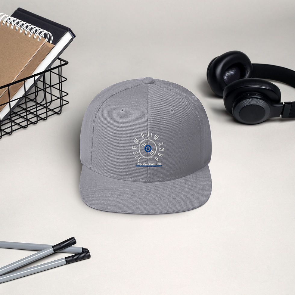 Thumbnail: Rare Mind Music Embroidered 3D Puff Snapback Hat