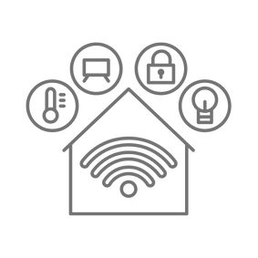 Smart home systems icon