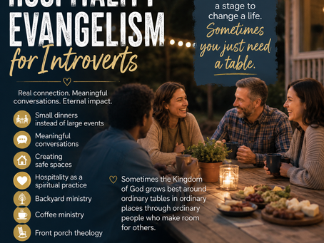 Hospitality Evangelism for Introverts