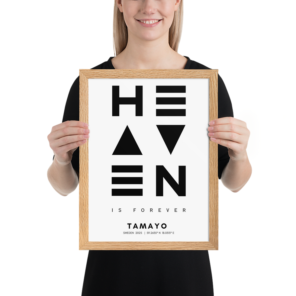 Thumbnail: Framed matte paper poster TAMAYO