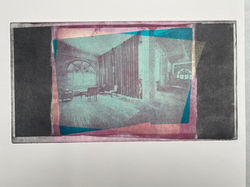 'Still', Photo Intaglio & Chine Collé, Lisa Murray, 2022