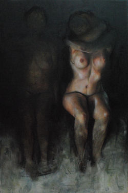 io e l'altro 2017 100x150cm