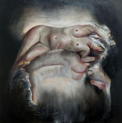 Limbo, t.m. su legno, 2022