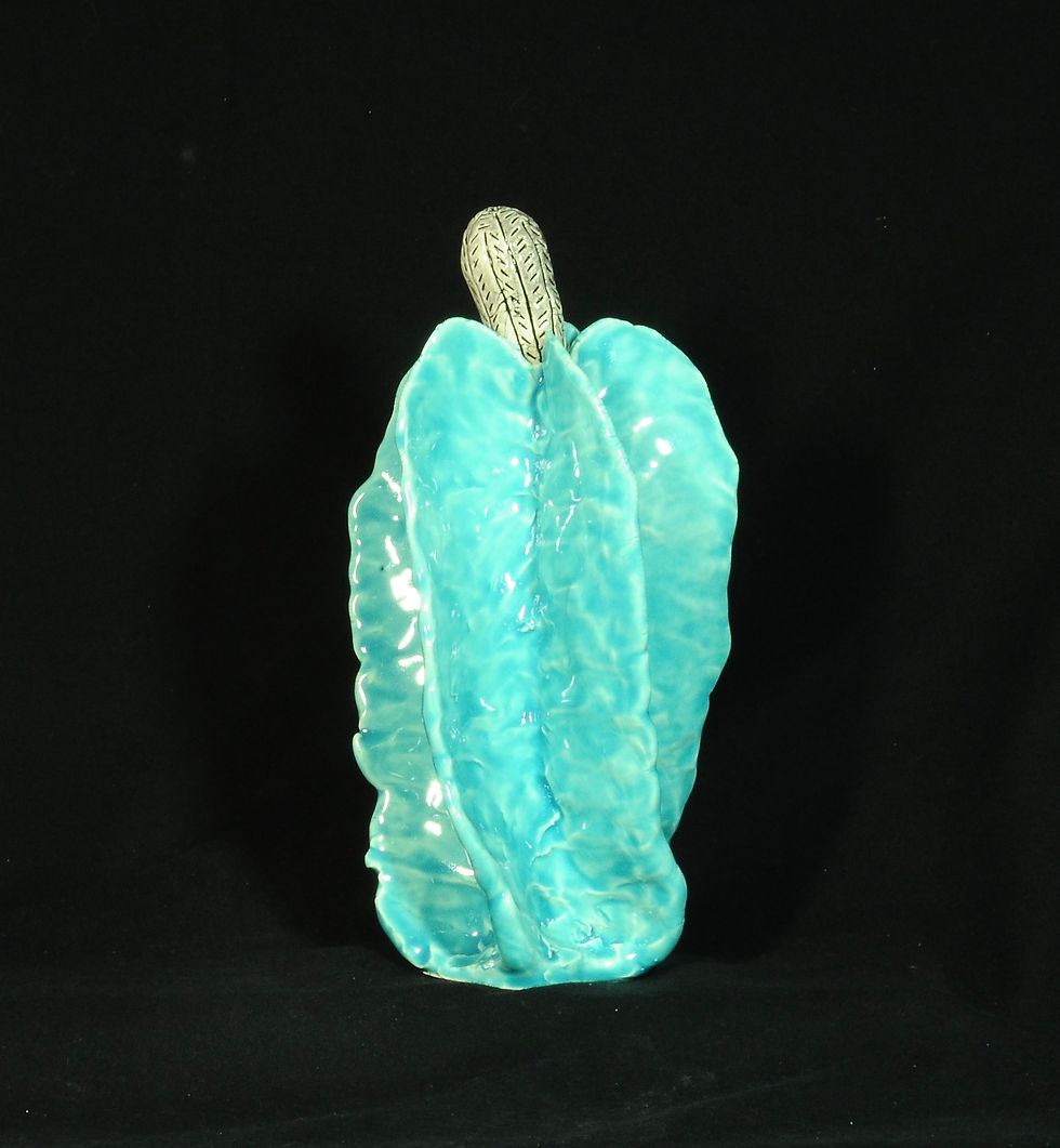 Thumbnail: "Magic Blue", 10 x 5, 2012, monogram on bottom