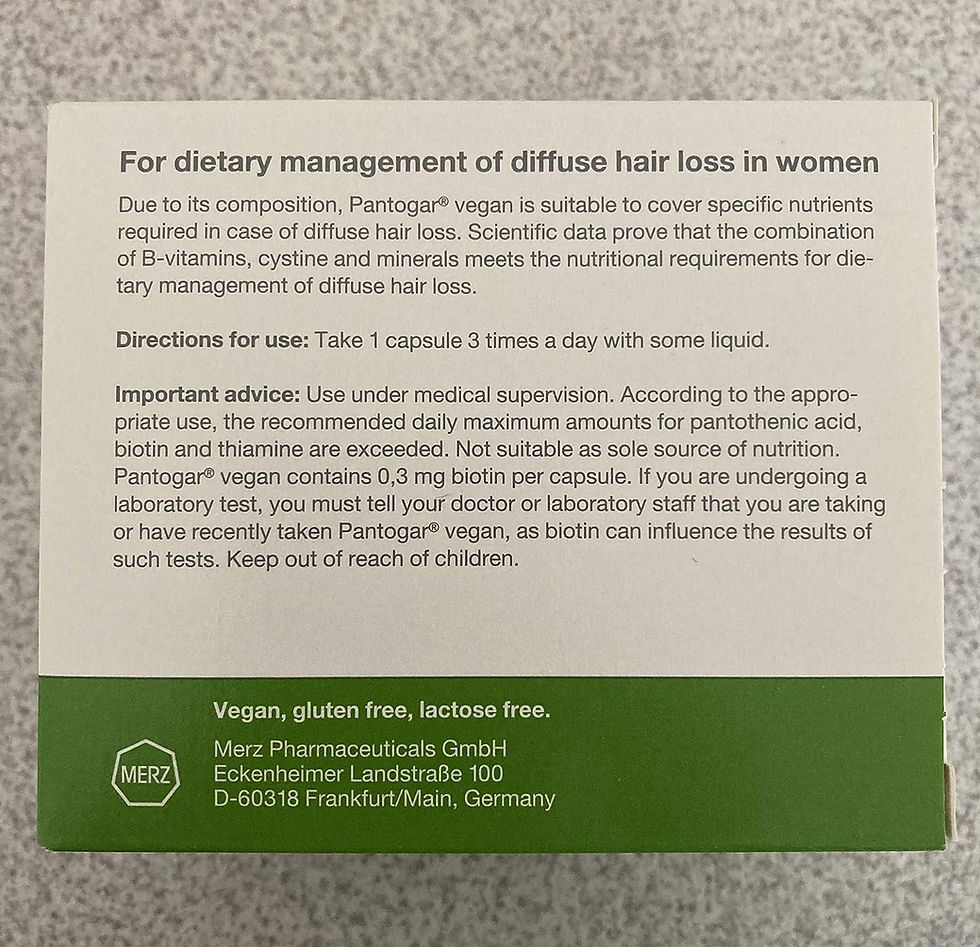 Thumbnail: Pantogar Hair Loss Capsules Alopecia 90 Capsules