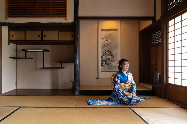 歴史ある建物で撮影