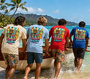 Kāne Haolé Surfboard Co. graphic tee for men, teen's, surfers, beach guys, wave chasers, salty souls, and ocean-loving dads.