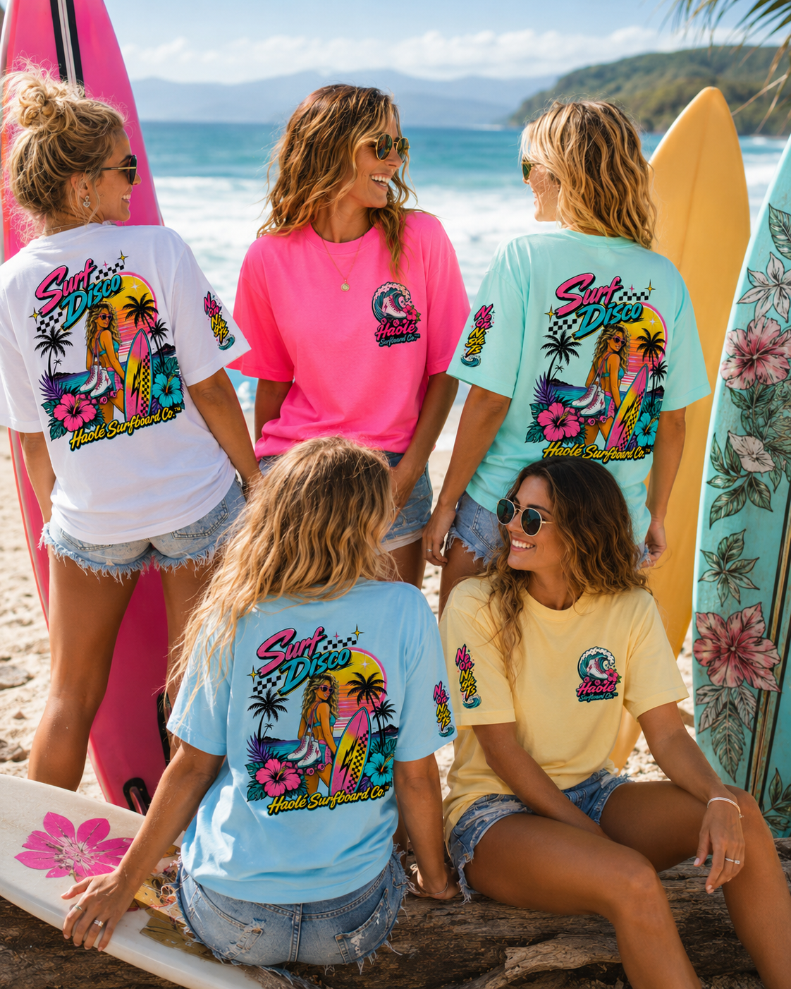 Haolé Surf Disco Women’s Tee