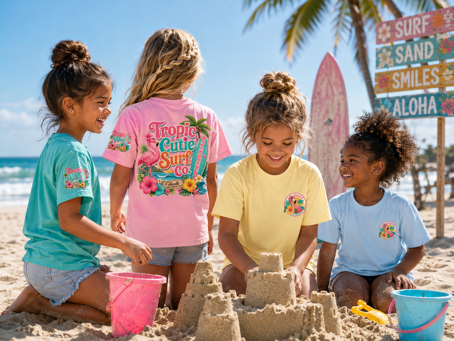 Little Betty Tropic Cutie Surf Co. Tee