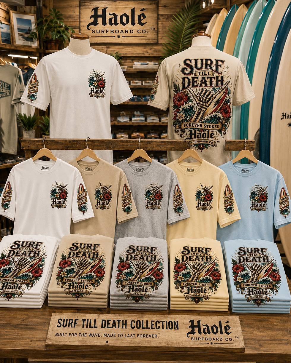 Thumbnail: Haolé Surf Till Death Men’s Tee