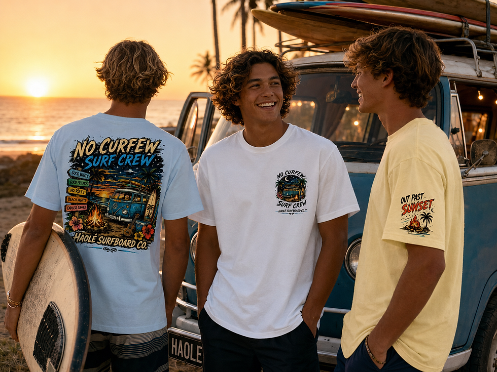 Thumbnail: Haolé No Curfew Surf Crew Men’s Tee