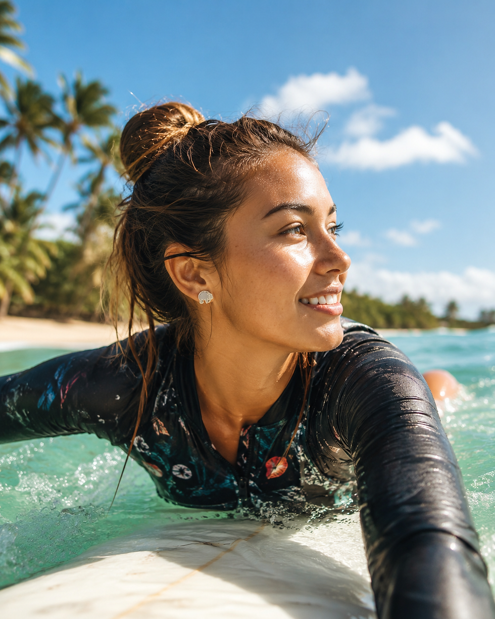 Thumbnail: Haolé Beachy Manatee Studs