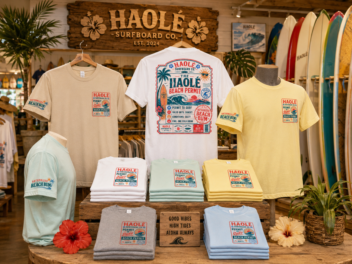 Haolé Beach Permit Men’s Tee