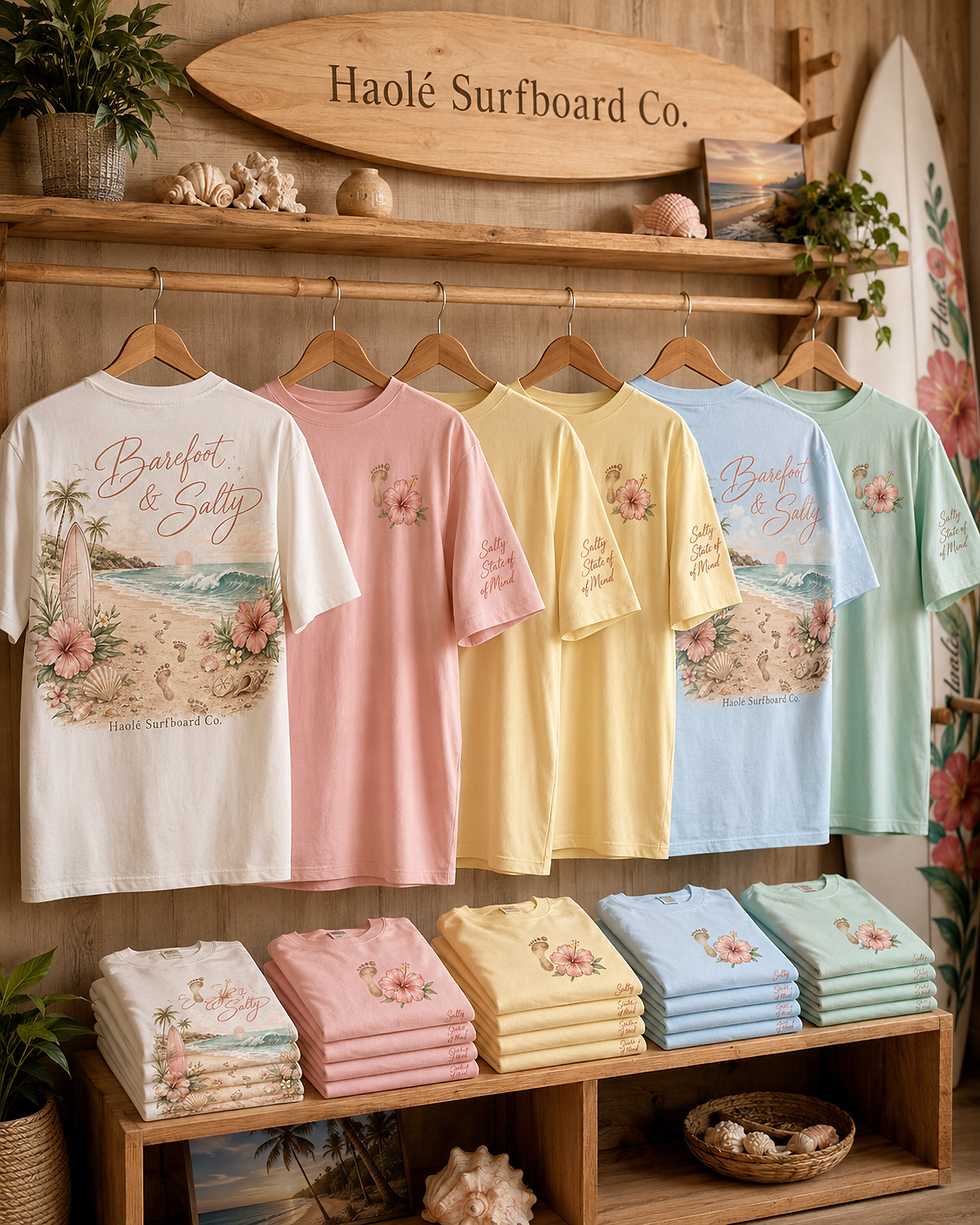 Thumbnail: Barefoot & Salty Women’s Surf Tee