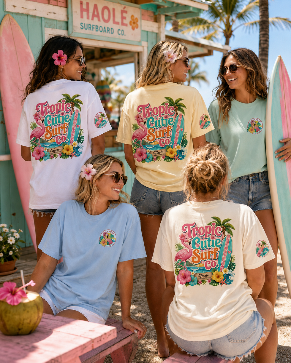 Thumbnail: Wāhine Tropic Cutie Surf Women’s Tee