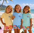 Little Betty Haolé Surfboard Co. graphic tee for girls, beach kids, surfer girls, wave riders, and future ocean lovers.