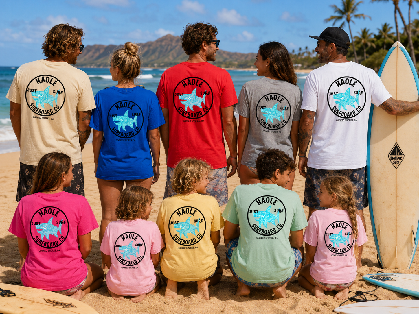 Unisex Haolé Shark Bite Tee