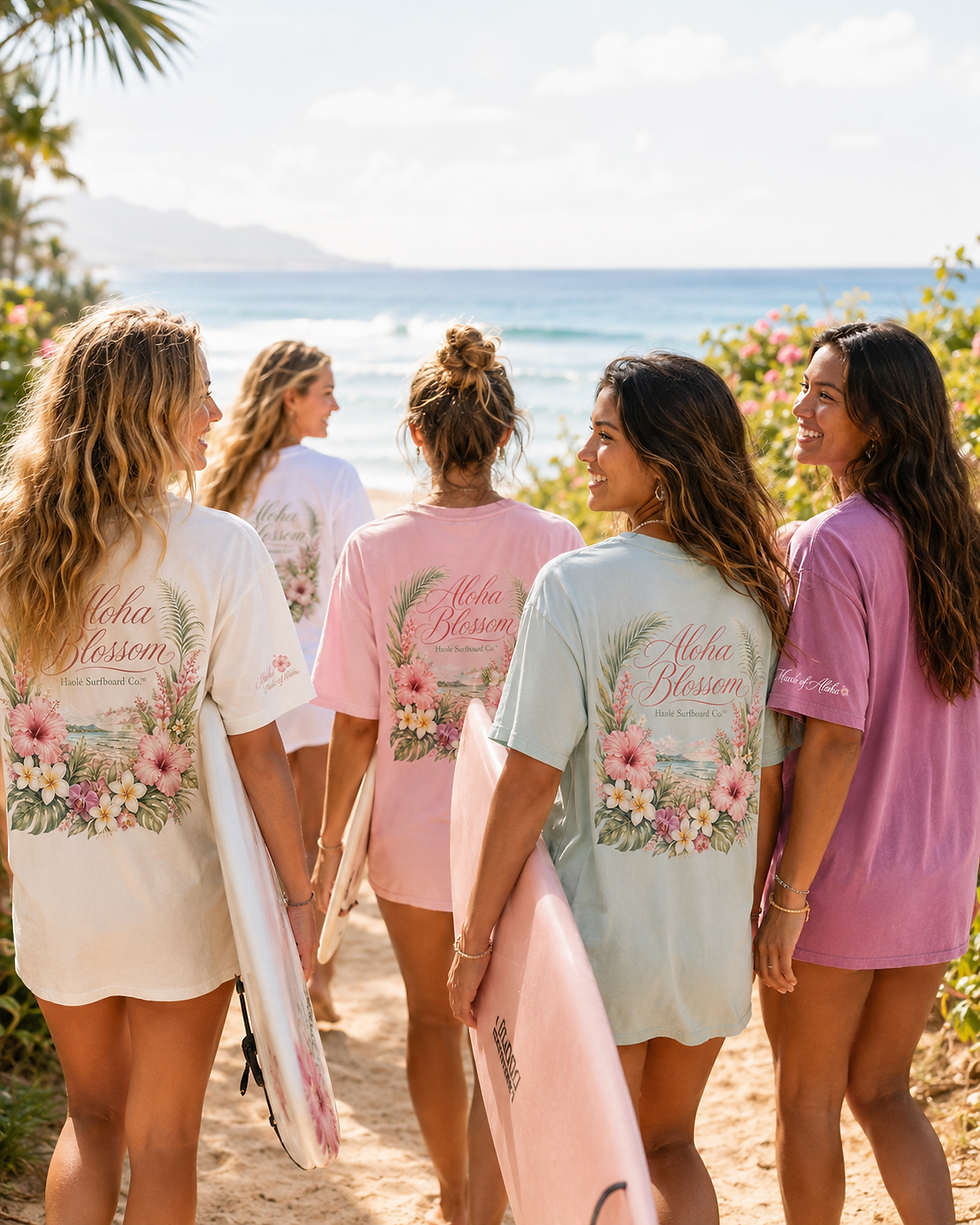 Thumbnail: Aloha Blossom Women’s Surf Tee