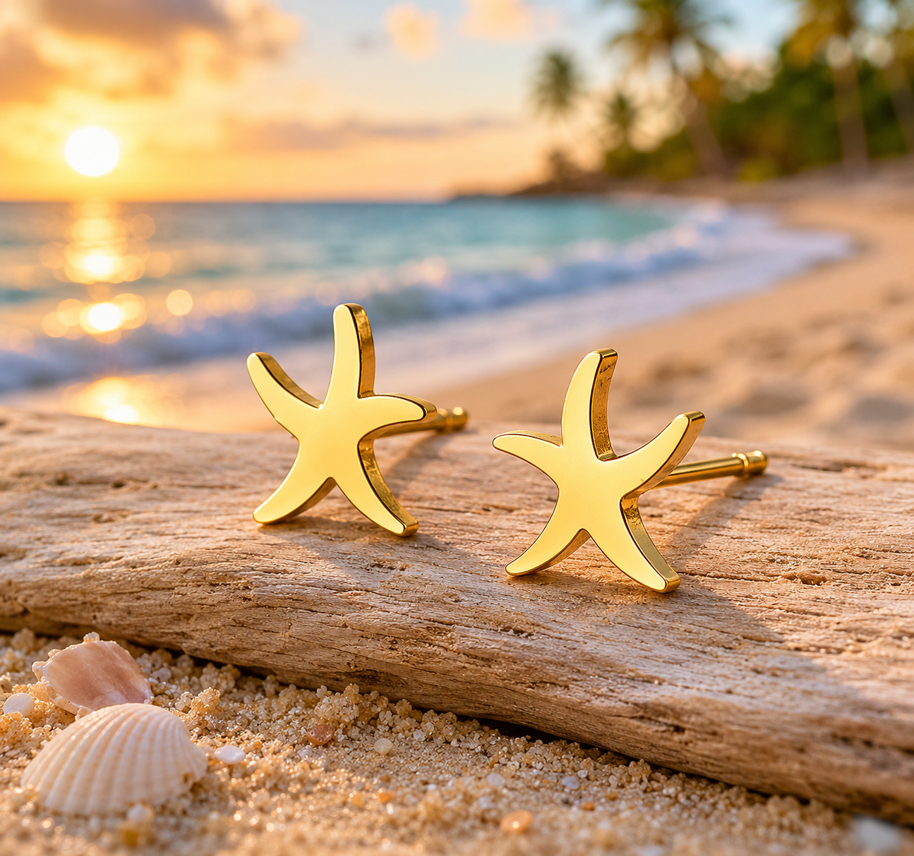 Haolé Beach Star Studs