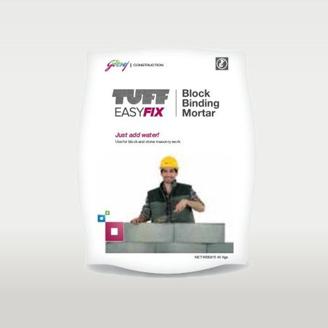 TUFF EasyFix Block Binding Mortar Godrej Construction