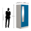 Thumbnail: Slimline 2 Door Steel Almirah with Locker & Drawer