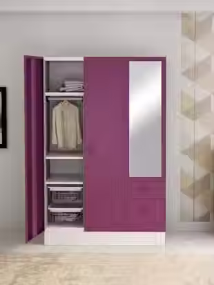 Slimline Mirror- Wave Pattern | Godrej Interio