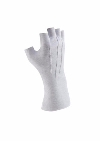 Cotton Glove - Long Wrist, Fingerless (pr)