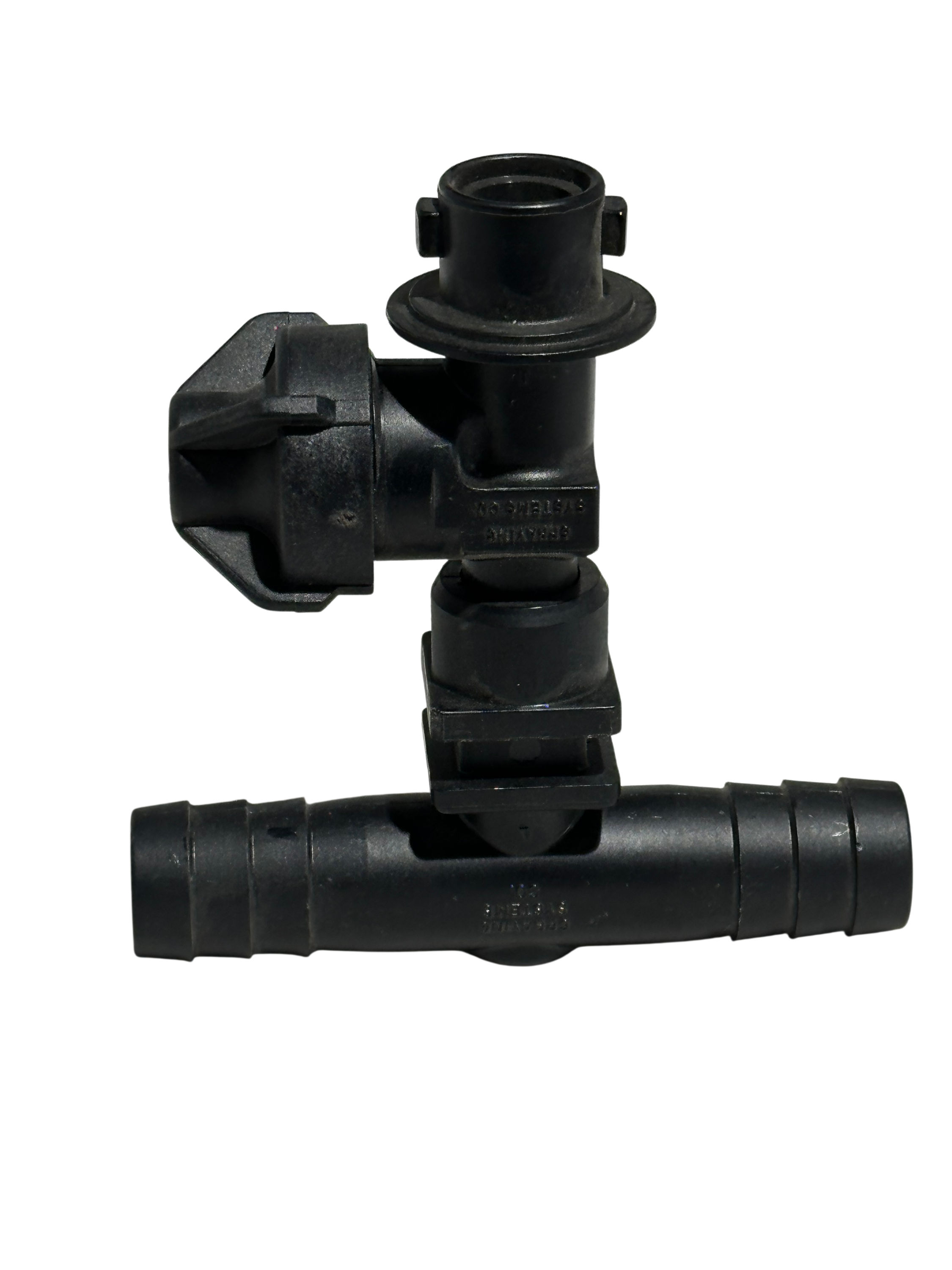 TeeJet Boom Nozzle with 1/2" Hose Barb & Bottom Check Valve - SS-19350-212-540