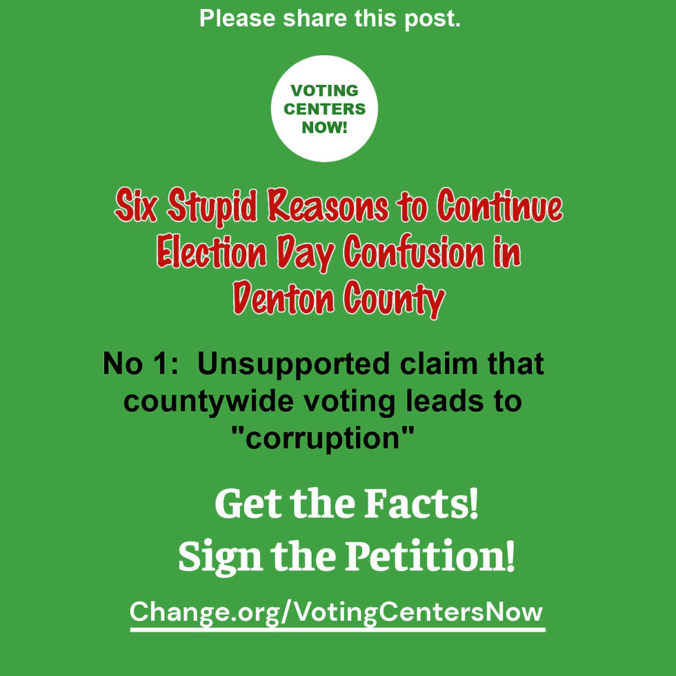 Click on the image to go to our petition at Change.org/VotingCentersNow
