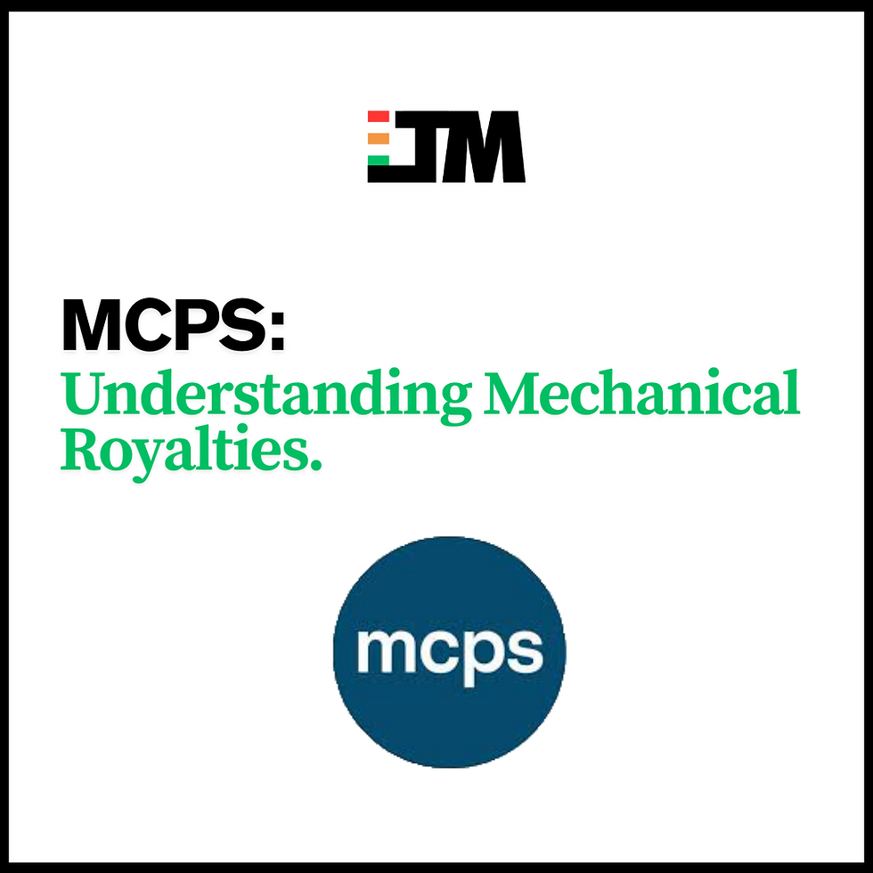 MCPS: Understanding Mechanical Royalties